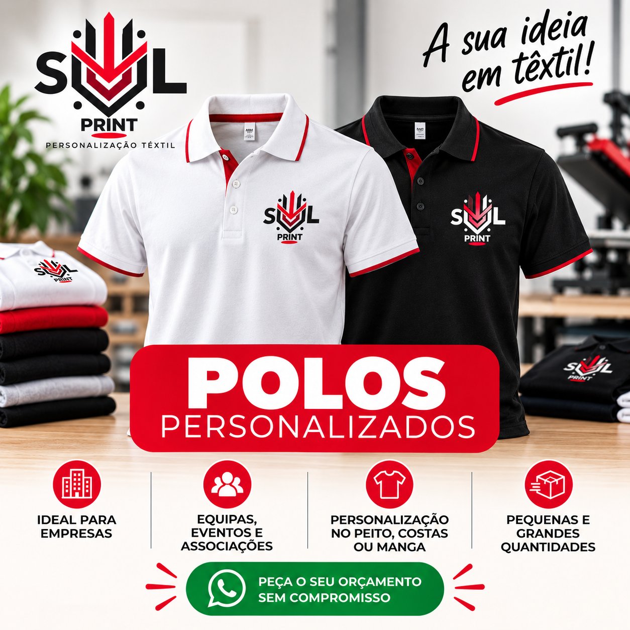 Polos personalizados