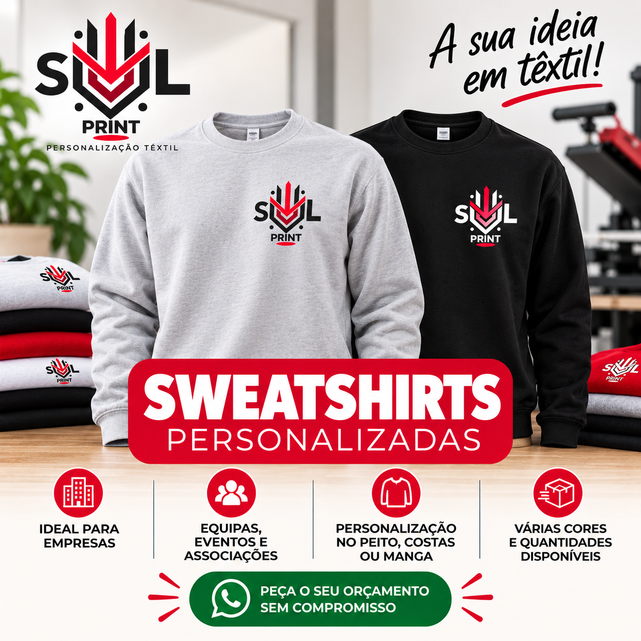 Sweatshirts personalizadas